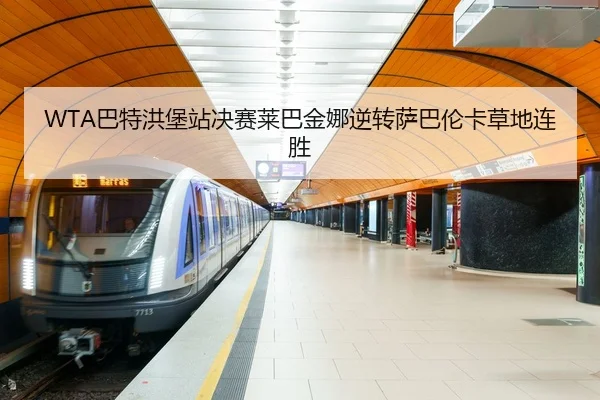 WTA巴特洪堡站决赛莱巴金娜逆转萨巴伦卡草地连胜